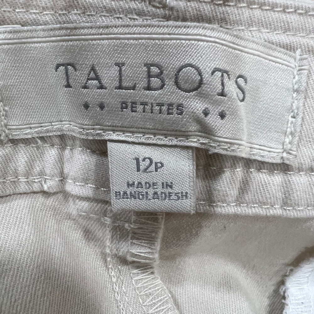 PRICE DROP!!  Talbots  Skirt with CARGO POCKETS Tan 12P - Gently LOVED - EUC - Picture 8 of 12